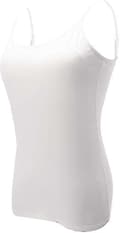 Dam Camisoles Toppar Med Inbyggd Vadderad BH Basic Andningsbar Tanktop