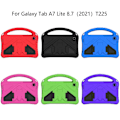 Miniatyrbilde 3 av 5: Etui til Galaxy Tab A7 Lite 8.7 T220/t225 2021 Anti-drop Etui Stativ for å se film(p)
