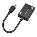 Miniatyrbild 2 av 5: USB till HDMI-kompatibelt Hög Klarhet 1080P 4K Videoinspelningskort för Spel Livestreaming Sändning
