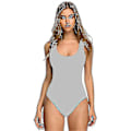 Miniatyrbillede 1 af 2: Dame 3D Bikini Badedragt med Brystpuder, Voksen Heldragt grey XL