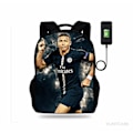 Miniatyrbillede 1 af 5: 17\" Klassisk Kylian Mbappe Superstar Print Rygsæk Picture color