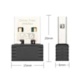Pikkukuva 5 / 5: USB Langaton Verkkokortti, Ajuriton 300Mbp/s Langaton Wi-Fi Adapteri 802.11ac Wi-Fi Signaalin Vastaanotin Lähetin Kannettavalle Pöytätietokoneelle