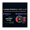 Pikkukuva 3 / 5: Obd2 Eobd Funct LCD-näyttö Obd+gps Hud Autotietokone Automittari Kaikille Autoille
