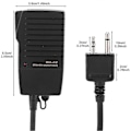 Miniatyrbillede 4 af 5: Håndholdt højttalermikrofon til Icom Ic-v8 V85 V82 Ic- T8a 2at W32a E90 radio