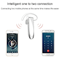 Miniatyrbillede 4 af 5: Bluetooth Headset V4.1 Trådløst Håndfrit Headset 24 timers Køre-headset 30 dages Standbytid Med Støjreducerende Mikrofon Headsetetui Kompatibelt Med I White