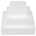 Miniatyrbillede 1 af 4: 3 stk. Skumkage Model Kubisk-formet Kage Model Bage Kage Model Kage Dummy Model