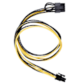 Pikkukuva 2 / 5: 12 kpl 6-nastainen PCI-e - 8-nastainen (6+2) PCI-e (uros-uros) GPU-virtajohto 50cm näytönohjaimille louhintaan S