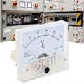 Miniatyrbillede 5 af 5: Pointer DC Voltmeter Panel Volt Spændingsmåler Måleinstrument 85C1 DC 0~100V