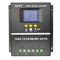 Pikkukuva 1 / 5: Mppt/pwm Aurinkolataus 12v/24v/36v/48v Auto Solar Pv Charr LCD-näytöllä