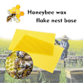 Miniatyrbillede 2 af 5: 10 stk. Bivoks Flage Bikupe Imker Ark Rede Base Honningkage Rammer Fundament