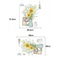 Miniatyrbild 5 av 5: JiKaiX Toalettdekal Kreativ Tecknad Toalettsitsdekal Långvarig Lätt att Applicera Väggdekal för Badrumsdekor