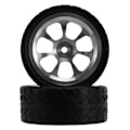 Pikkukuva 2 / 5: 65mm Metallivanne + Pitävät Kumirenkaat 144001 A959 A959-b 124019 124018 RC-auton osaan