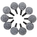 Miniatyrbillede 1 af 2: 10 pakker kugleformet luftsten mineral boble diffuser luftsten diffuser til akvarium fisketank pumpe hydroponics (20 mm x 20 mm)