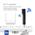 Miniatyrbillede 3 af 5: Bærbar Universal 300Mbps USB WiFi Trådløs Smart TV Netværksadapter Repeater