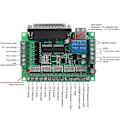 Miniatyrbillede 1 af 5: Graveringskort CNC 17 Porte 5-akset Stepmotordriver Interface Optokobler Isolationskort Wit
