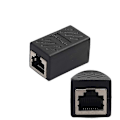 Miniatyrbilde 5 av 5: RJ45 Hunn til Hunn Nettverk Ethernet LAN Kobling Adapter Skjøtekontakt