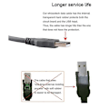 Pikkukuva 5 / 5: 1,8 m Nopea USB 2.0 A uros - RJ45 -kaapeli Symbol-viivakoodinlukijalle LS2208