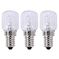 Miniatyrbilde 1 av 4: 3x E14 Høytemperaturpære 500 Grader 25w Halogen Boble Ovnspære E14 250v 25w Kvarts Pære