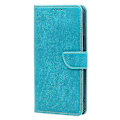 Miniatyrbild 5 av 5: För Honor X6a 4G Fodral Kalvtextur PU Läder Stötsäkert Telefonskal Light blue Style C Honor X6a 4G