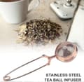 Miniatyrbilde 3 av 5: Te-infuser, te-infuserkule i rustfritt stål med klemme, tefilter, teskje