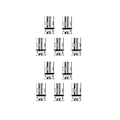Miniatyrbillede 1 af 5: 10 stk. Pnp Fordamper Udskiftnings Coil Vm6 0.15ohm Pnp Coil Til Drag X/drag Max /argus Pro /argus X /argus Gt