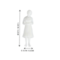 Miniatyrbillede 3 af 4: 50 STK. Umalede Personmodel Sandbord Landskab Miniature Personmodel