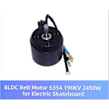 Miniatyrbillede 3 af 5: Børsteløs sensorstyret motor til elcykel/skateboard BLDC remmotor 6354 190kv 2450w aksel 8mm Fo
