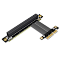 Pikkukuva 1 / 5: Pci-e Pci Express 16x - 4x jatkokaapeli Express-korttisovitin 90 astetta - 180 astetta