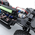 Pikkukuva 3 / 5: 550 Harjallinen Moottori Vedenpitävä 1/10 Rc Auto Crawler Axial Scx10 90046 Trx4 Redcat Gen8, 11t
