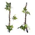 Miniatyrbilde 4 av 4: 2 stk. Reptil Jungel Lianer Bøy Gren Hengende Terrarium Plante Blader Dekor