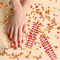 Miniatyrbild 4 av 4: 120 st Röda Falska Nagelspetsar Full Täckning Ren Färg Korta Lösnaglar Nagelkonst för DIY