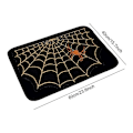 Miniatyrbilde 2 av 5: Halloween Dørmatte Ferie Edderkoppnett Gulv Dørteppe Vaskbar og Gjenbrukbar Utendørs Inngangsdørmatte Halloween Dekorasjon Velkomstmatte Style 1