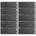 Miniatyrbillede 1 af 2: 10 stk. Universal Fremmedsprog Tastatur Klistermærker Tastaturbeskytter PC Layout