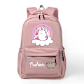 Miniatyrbild 1 av 5: Kawaii Tjock Katt Ryggsäck Mode Canvas Ryggsäck för Kvinnor style 11