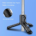 Miniatyrbild 4 av 5: Selfie Stick Stativ Lättvikt Fjärrkontroll 70 cm Utdragbar BT Telefon Selfie Stick Stativ för Utomhusvideoinspelning Livestreaming