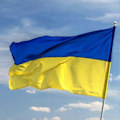 Pikkukuva 3 / 5: Ukrainan kansallispolyesteriliput ulko- ja sisäkäyttöön, kaksoisommeltu polyesteri messinkirenkailla