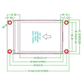 Miniatyrbild 4 av 5: Nx3224t024 2,4 tum Hmi Tft Lcd Touch Display Modul Resistiv Pekskärm