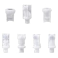 Miniatyrbillede 1 af 5: 7 stk. Prop Harpiksform Prop DIY Epoxyforme Sili