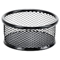 Miniatyrbillede 1 af 4: Opbevaringsboks med mesh-design Multifunktionel papirclipsopbevaringsholder Skrivebordsbeholder til kontorartikler
