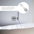 Miniatyrbilde 3 av 4: Badekar Skralle Fastnøkkel Avløpsfjerner Verktøy Dobbel Sink Fastnøkkel