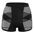 Miniatyrbild 3 av 4: 2 st Kvinnor Butt Lifter Shaper Booty Enhancer Shorts Girdle Höftförstärkare Kontroll Underkläder 2PCS black L
