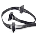 Pikkukuva 5 / 5: 2x PCIe 6-nastainen urosata-virtajohtoa Focus Plus Platinum Focus+ -sarjaan 850px 750px 55
