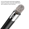 Miniatyrbilde 2 av 3: 10 stk Kapasitive Tupper Stylus Tupper Erstatning Tupper Utskiftbare Mesh Fiber Tupper