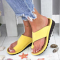 Miniatyrbild 5 av 5: Tåring Sandaler Flip Flop Slitstarka Skor Med Tjock Sula För Ledig Fritid Leopard Print 41