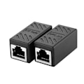 Miniatyrbild 1 av 5: 2 st RJ45 Honkoppling Cat5/Cat6 LAN Ethernet Kabel Förlängare Adapter Kontakt