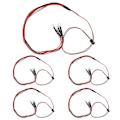 Pikkukuva 2 / 5: 5kpl 4 LED-valoa 5mm 2 Valkoista 2 Punaista Valoa 1/8 1/10 Axial Scx10 Traxxas Trx4 D90 Hpi Redcat Rc Ca -autoihin