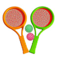 Pikkukuva 1 / 3: Sulkapallo Tennismailat Pallot Setti Lapset Ulkoilupelit Vanhempi-Lapsi Urheilu Opettavainen Urheilupeli Lelut Lapsille Pojat Tytöt