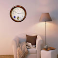 Miniatyrbillede 4 af 5: 23mm Højmoment Quartz DIY Vægursværk Mekanisme Med 4 Par Sorte Ur Reparationsdele Rep