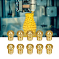 Miniatyrbilde 2 av 5: 10 stk. 3D-printerdeler M6 Messingdyse for 1,75/3,0 mm V5 V6 Hotend Ekstruder