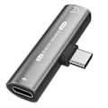 Pikkukuva 1 / 5: Mini 2 in 1 -muunnin Type-C - 3,5 mm:n audioadapteri Type-C -kuulokeadapteri Monitoimimuunnos